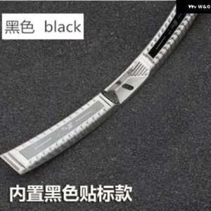 マツダ CX-5 CX5 304 2017 - 21 ステンレス リア バンパー プロテクター シル トランク トレッドプレート トリム カー スタイリング - internal black