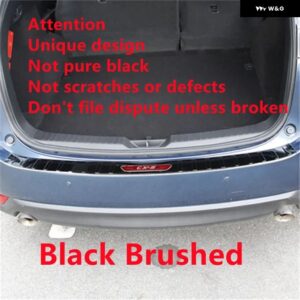 マツダ CX-5 CX5 304 2017 - 21 ステンレス リア バンパー プロテクター シル トランク トレッドプレート トリム カー スタイリング - External Red 1PCS