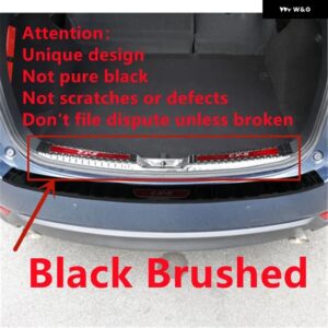 マツダ CX-5 CX5 304 2017 - 21 ステンレス リア バンパー プロテクター シル トランク トレッドプレート トリム カー スタイリング - Internal Red 1PCS