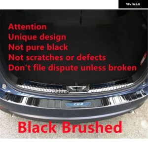 マツダ CX-5 CX5 304 2017 - 21 ステンレス リア バンパー プロテクター シル トランク トレッドプレート トリム カー スタイリング - Blue 2PCS