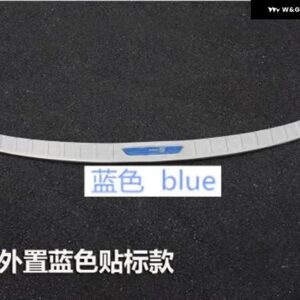 マツダ CX-5 CX5 304 2017 - 21 ステンレス リア バンパー プロテクター シル トランク トレッドプレート トリム カー スタイリング - External blue