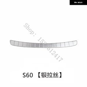 ボルボ XC90/XC60/S60/S90/V60/V60CC/V90/V90CC カーアクセサリー リア バンパー プロテクター シル トランク トレッドプレート トリム リア スタイリング - 2020-2024 S60