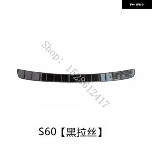 ボルボ XC90/XC60/S60/S90/V60/V60CC/V90/V90CC カーアクセサリー リア バンパー プロテクター シル トランク トレッドプレート トリム リア スタイリング - 2020-2024 S606