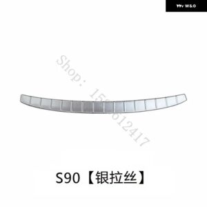 ボルボ XC90/XC60/S60/S90/V60/V60CC/V90/V90CC カーアクセサリー リア バンパー プロテクター シル トランク トレッドプレート トリム リア スタイリング - 2017-2024 S90