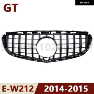 2009-2013 2014-2015 W212 E クラス メルセデス ベンツ E200 E300 E250 E350 E400 E550 GT フロント グリル アッパー バンパー フード メッシュ グリル - W212 14-15 GT Black