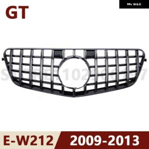 2009-2013 2014-2015 W212 E クラス メルセデス ベンツ E200 E300 E250 E350 E400 E550 GT フロント グリル アッパー バンパー フード メッシュ グリル - W212 09-13 GT Silver