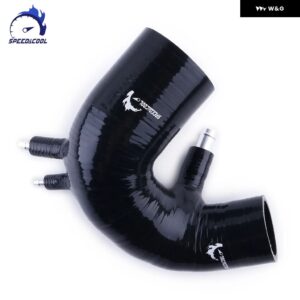2008-2012 フィアット アバルト 500 595 1.4L ターボ T-JET 車用 シリコン製インレットホース チューブ パイプ キット - black