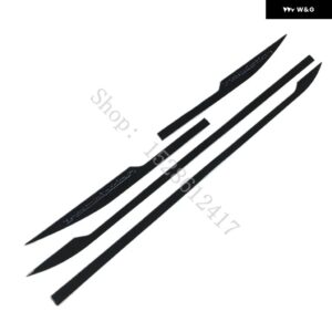 VOLVO XC60 2018 - 21~2025 ステンレス 車体サイドモールディングサイドドア 装飾 カーアクセサリー - black