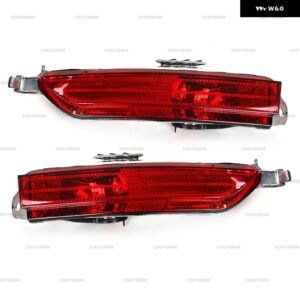 VW トゥアレグ 2011 - 14 テールライト リア バンパー リフレクター ランプ ストップブレーキ ライト フォグランプ 7P6945702C 7P6945106 - Outside-1Pair