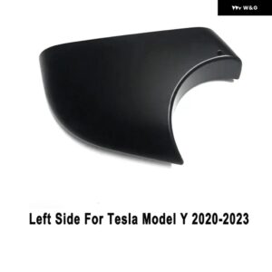 車用サイドバックミラー アンダーベース TESLA MODEL Y 3 2020-2023 ブラック 外装 ドアウィングミラー ホルダー 交換用 8202102 8202202 - MY　Left　side