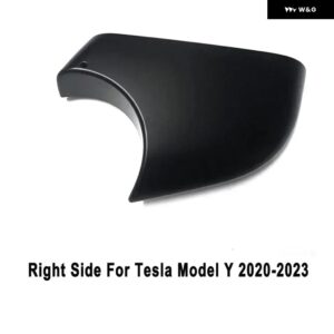 車用サイドバックミラー アンダーベース TESLA MODEL Y 3 2020-2023 ブラック 外装 ドアウィングミラー ホルダー 交換用 8202102 8202202 - MY　Right　side