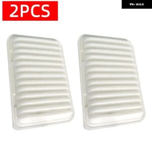 トヨタ ヤリス L4 1.5L 2006-2018 用 エンジン キャビンエア フィルター カーボン CA10190 17801-0D060 17801-0T030 - 2pcs