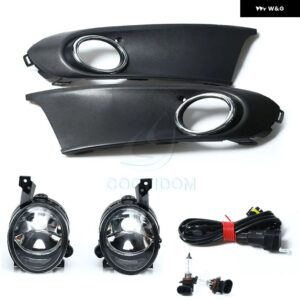 LEDライト VW ポロヴェント セダン サルーン 2011 - 16 LED フォグライト フォグランプ グリル カバー ハーネス アセンブリ - 1set