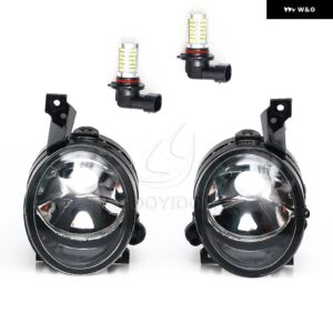 LEDライト VW ポロヴェント セダン サルーン 2011 - 16 LED フォグライト フォグランプ グリル カバー ハーネス アセンブリ - 1Pair　light