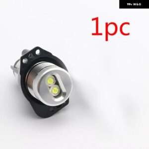 20W CANBUS LEDエンジェルアイ マーカーライト 電球 ホワイトカラー BMW E90 E91 3シリーズ 325I 328I 335I 2006-2008 - 1pc