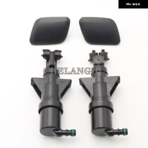 アウディ A6 S6 C5 セダン アバント 1997 - 01 フロント ヘッドライト ウォッシャースプレーノズル シリンダー ジェットとウォッシャーカバー キャップ - Washer Jet and Cap