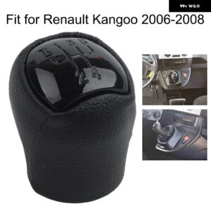 運転快適性を 分かりやすい5速レイアウト ユーザーフレンドリーなデザイン ギア シフト ノブ - black letter