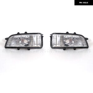 ウィンカーライト バックミラー サイドウィングミラー インジケーター 2007-2012 ボルボ S40 S60 S80 C30 C70 V50 V70 31111090 31111102 - 1 Left and 1 Right