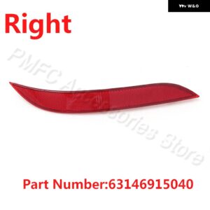 ブレーキライト リア バンパー リフレクター ライト 63146915039 63146915040 BMW 5シリーズ E60 525I 528I 530I 535I 545I 2003-2007 - right