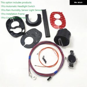 車用オート ヘッドライト スイッチパーツ エア湿度光センサー レインセンサー VW ゴルフ 7 ゴルフ MK7 2014-2017 81D 955 547 5GG 941 431 D - 4pcs set