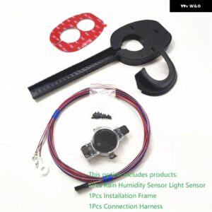 車用オート ヘッドライト スイッチパーツ エア湿度光センサー レインセンサー VW ゴルフ 7 ゴルフ MK7 2014-2017 81D 955 547 5GG 941 431 D - 3pcs Set
