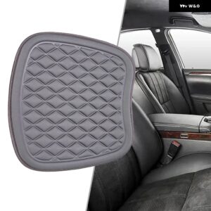 カーシート 車用 クッション ダイヤモンド型 絶妙な インテリア カーチェア シート ドライバー 運転席 メモリーフォーム 滑り止め - GRAY