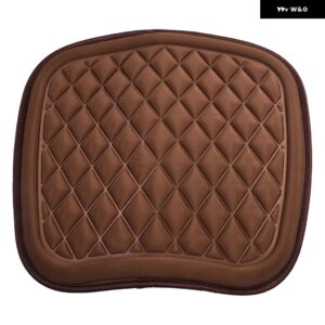 カーシート 車用 クッション ダイヤモンド型 絶妙な インテリア カーチェア シート ドライバー 運転席 メモリーフォーム 滑り止め - Coffee