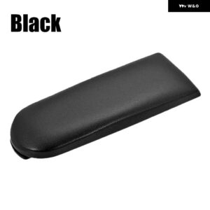 こスタイリッシュな コンソール カバー 蓋ラッチクリップで ゴルフ MK4 アームレスト を し アップグレード しましょう 長持ち - black