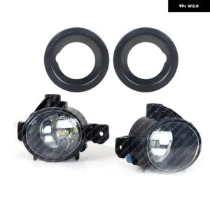 車用フロント バンパー フォグランプ BMW X3 E83 2004 2005 2006 フロント フォグランプ トリム ベゼル シェード カバー 51113400911 51113400912 - Left and Right5