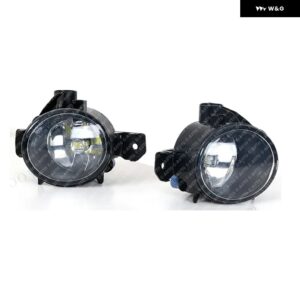 車用フロント バンパー フォグランプ BMW X3 E83 2004 2005 2006 フロント フォグランプ トリム ベゼル シェード カバー 51113400911 51113400912 - Left and Right2