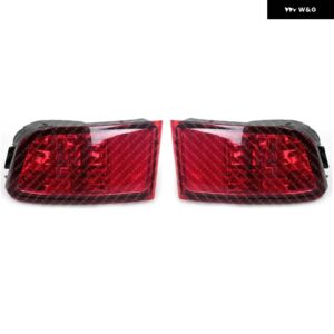 1ペア 車用リア バンパー フォグ レッド テールライト トヨタ ランドクルーザー プラド 120シリーズ GRJ120 TRJ120 FJ120 2002 2003-2009 テールライト - Left and Right