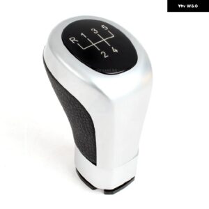 BMW 1シリーズ E81 E82 E87 E88 カー スタイリング 5/6速ギアスティック シフト ノブ レベルPUレザー ブーツ - 5 Speed Knob