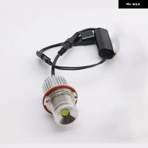 90W ハイパワー LED エンジェルアイ バルブ リング マーカーライト 04-07 BMW 5シリーズ E60 525I 525XI 530I 530XI 545I 550I 超高輝度 - 1pc White Color