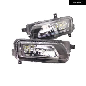 LEDライト VW キャディ 2015 - 20 カー スタイリング フロント バンパー LED フォグランプ フォグ グリル とワイヤー付き フォグランプ - Pair Fog Lights