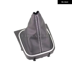 フォルクスワーゲン VW ゴルフ 6 A6 MK6 GTI GTD R32 2009 - 13 カー スタイリング 6速 ギア シフト ノブ PUレザー ブーツ - Boot