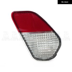 三菱 アウトランダー 2016 2017 2018 ストップランプ ブレーキライト リア バンパー フォグランプ リフレクター ランプ テールライト 8337A137 8337A136 - Right-Red White