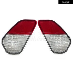 三菱 アウトランダー 2016 2017 2018 ストップランプ ブレーキライト リア バンパー フォグランプ リフレクター ランプ テールライト 8337A137 8337A136 - 1Pair-RW and RW