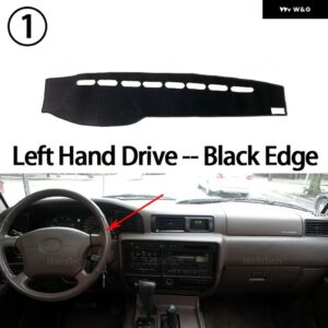 トヨタ ランドクルーザー J80 LC80 レクサス LX 450 1990-1997 滑り止め ダッシュボード カバー パッド アクセサリー サンシェード カーペット - Left hand drive
