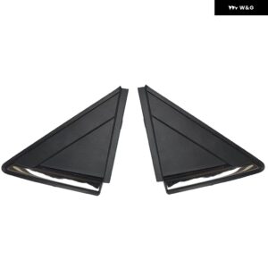 車用三角ロック ブラックシェル JAC REFINE S3 車用リバースミラー 三角カバー - 1 Left and 1 Right