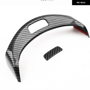 メルセデス ベンツ C GLC クラス W205 C180L C200L GLC260L GLC300L 2015-2020 アームレスト ボックス ボタン フレーム パネル 装飾 トリム モールディング - Carbon fiber pattern