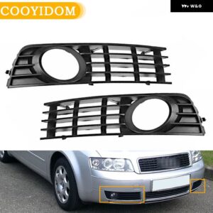 8E0807681 8E0807682 フロント バンパー アンダー フォグランプ グリル アウディ A4 B6 2002 - 05 フレーム グリル カバー カー スタイリング - Left and Right