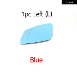 左右サイドブルーヒーター付きウィングミラー ガラスバックミラー BMW E84 F48 F20 F21 F40 F22 F23 F30 F31 F34 F10 F07 F11 - 1pc left blue