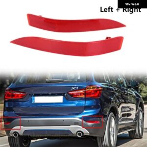 BMW X1 F48 2016 - 19 カー スタイリング リア バンパー リフレクター フォグ ハザード灯 ブレーキライト テールランプ ストップライト - Left and Right