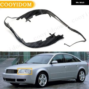 フロント ヘッドライト シールカバー トリム リング アウディ A6 C5 2002 - 05フェイスリフト4B0941191A 4B0941192Aカー スタイリング - Left and Right