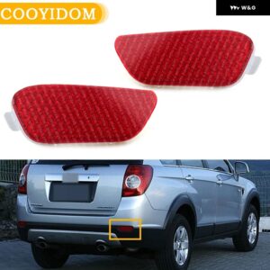 車用リア バンパー フォグランプ テールブレーキ リフレクター ランプ シボレー キャプティバ 2008 - 13-2015 リア バンパー トリム - Left and Right