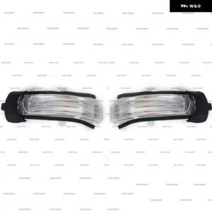 サイドミラー ウィンカーライト LEDドアウィングバックミラー インジケーター ランプ トヨタ COROLLA AURIS 2010 11 12 2013 2014 - 1 Left and 1 Right