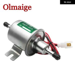 汎用 ディーゼル ガソリン ガソリン 12V電動燃料 ポンプ HEP-02A 8MM パイプ 低圧燃料爆弾 キャブレター オートバイ ATV - Green