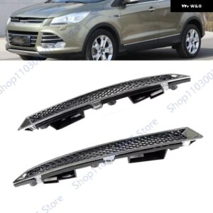 ヘッドライト ロア ブラケット トリム モールディング シルバー フレーム フォード エスケープ 2013 - 16 カーアクセサリー DV45-8228-AA - Left