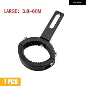 汎用 バイク 360 ブラケット ライトランプ バンパー ホルダー 30MM-60MM マウント キット バイク アクセサリー1個/2個 - 1PCS Large3.8-6CM