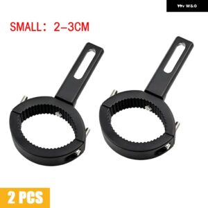 汎用 バイク 360 ブラケット ライトランプ バンパー ホルダー 30MM-60MM マウント キット バイク アクセサリー1個/2個 - 2PCS small 2-3CM
